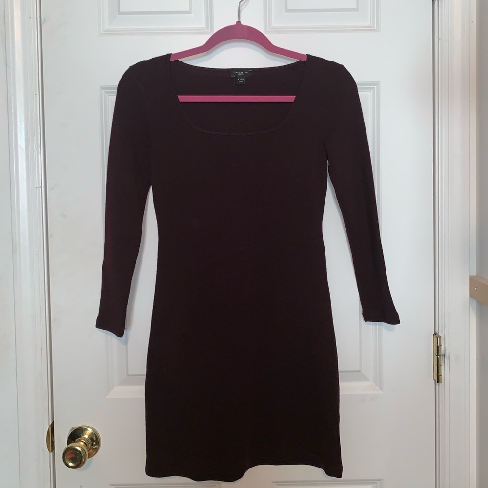 Ann Taylor Plum Stretch Dress